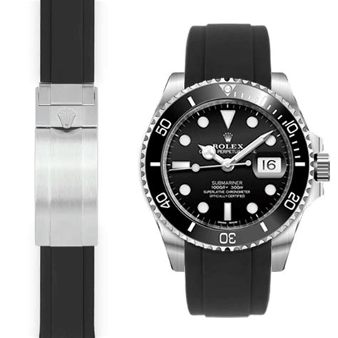 best rubber strap rolex submarine|everest curved end rubber strap.